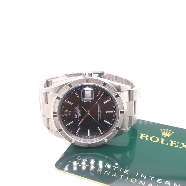 34 mm Stainless Steel Oyster Perpetual Date RX Watch