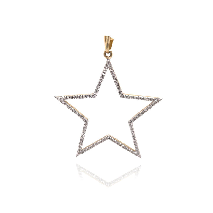 Diamond Star Pendant By Ijaz Jewelers
