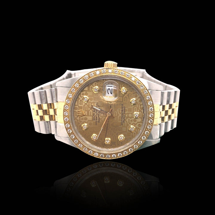 36mm 2-Tone Ana-verse Quick Set Rolex Watch by Ijaz Jewelers