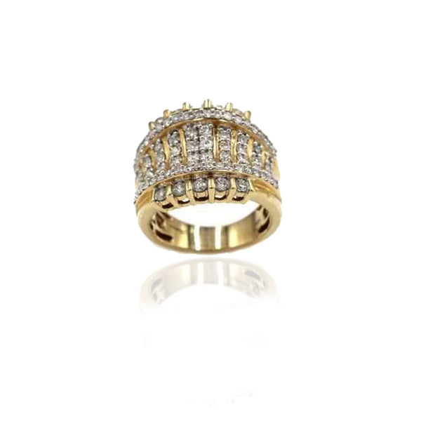 10K Gold Men's Pinky Diamond Ring by ijaz jewelers