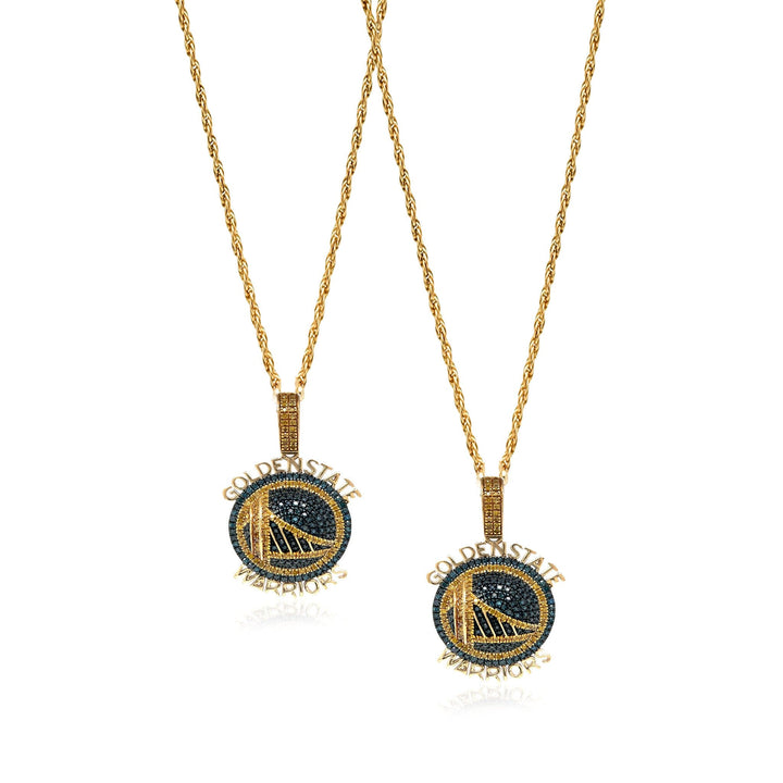 Diamond Golden State Warriors Pendant setup by the Jewelers of Kings & Queens