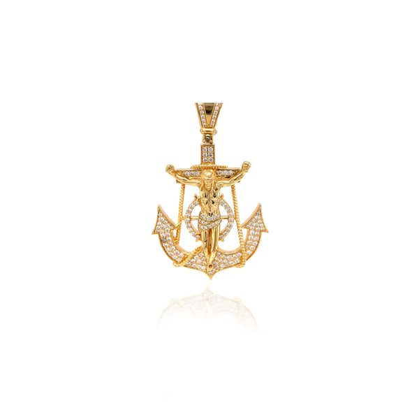 Diamond Anchor Pendant By Ijaz Jewelers