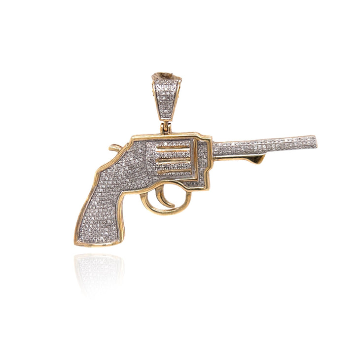 Diamond Revolver Pendant By Ijaz Jewelers