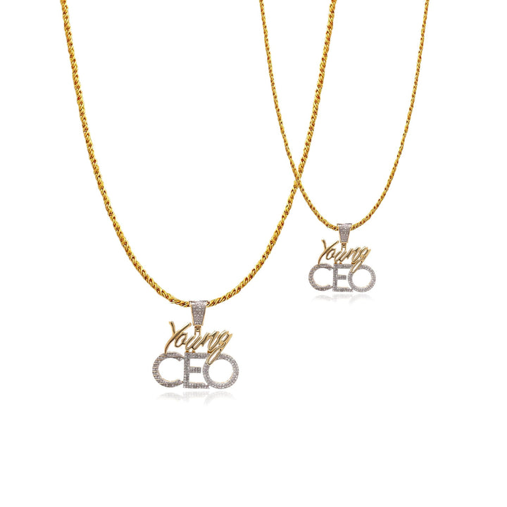 Gold Diamond Young CEO Pendant - The Jeweler Of Kings & Queens