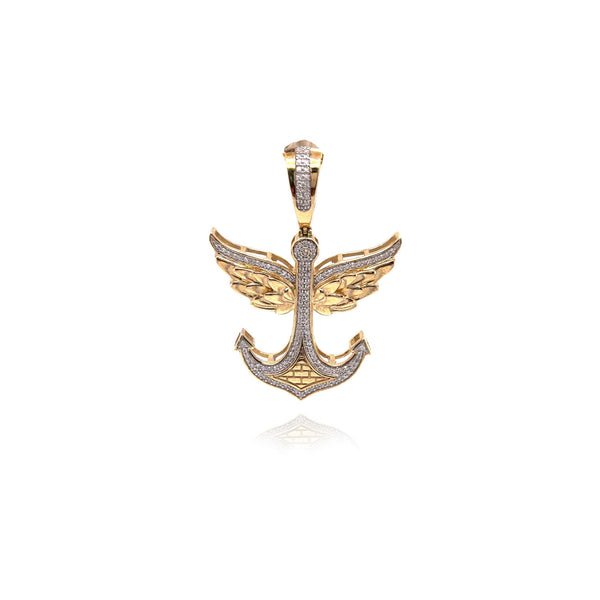 Diamond Anchor with Wings By Ijaz Jewelers