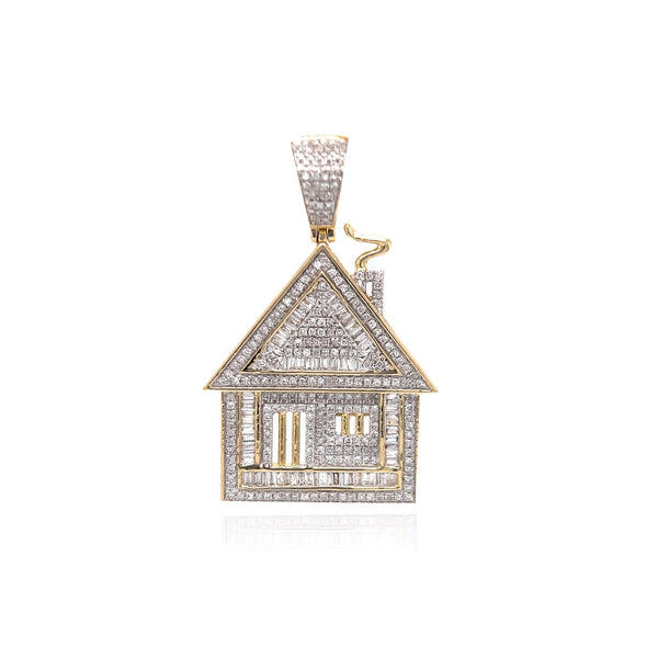 Diamond Trap House Pendant By Ijaz Jewelers