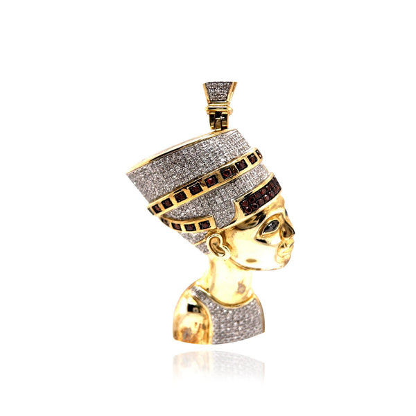 Diamond Nefertiti Pendant By Ijaz Jewelers